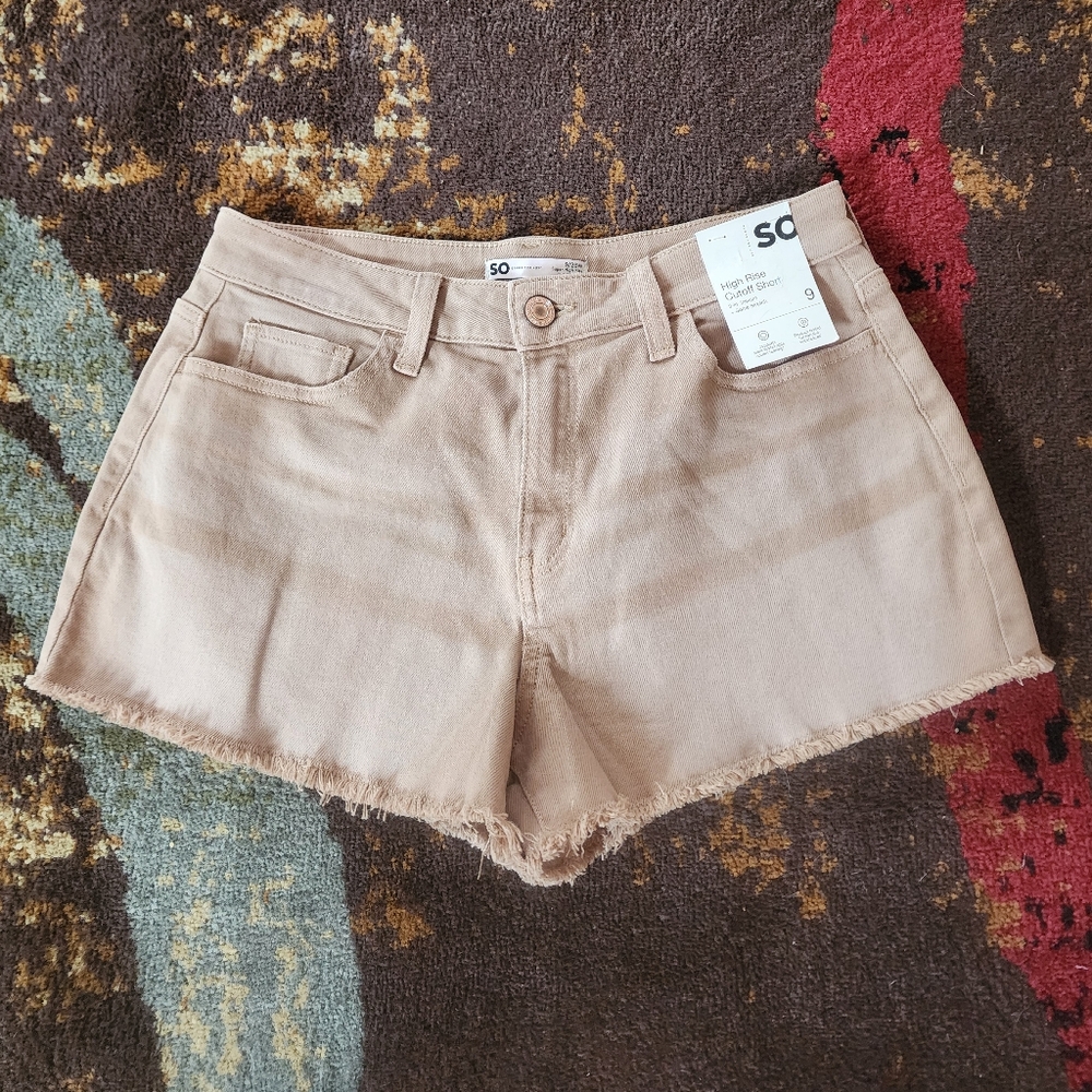 NWT Juniors SO Jean Shorts